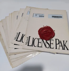 LOT of 9: :Microsoft Windows NT License Pak/No Media Workstation V 4.0 - Picture 1 of 2