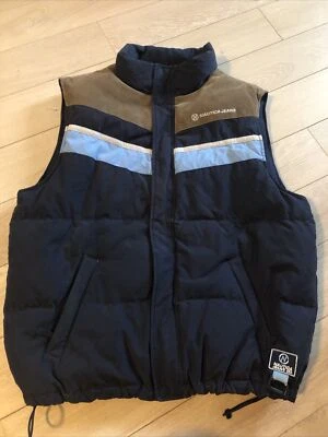 Chaleco acolchado vintage Y2K NAUTICA JEANS invierno trampero pana nailon talla L Foto 1 de 4