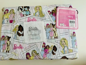 AK Mattel Barbie Kind Vibes Soft Pink Double Sheet Set BNIP RRP $179.99 - Picture 1 of 3