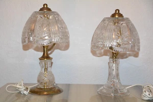Design Kristallglas Tischlampen (2 Stück) - zeitlos schön - Bild 1 von 13
