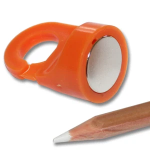 5 NEODYM POWER GANCHO OLEOS D20x32 mm NARANJA fuerza de adhesión aprox. 6 KG - Imagen 1 de 2