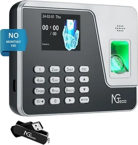 Time Clock in Machine, Fingerprint Attendance Machine,Clock in Machine for Emplo - Picture 1 of 5