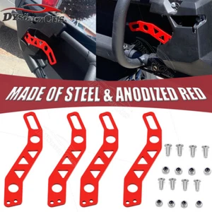 4pcs Red Door Latches Handles Fit 2017-25 Can-Am Maverick X3 X DS RS Turbo R Max - Picture 1 of 11
