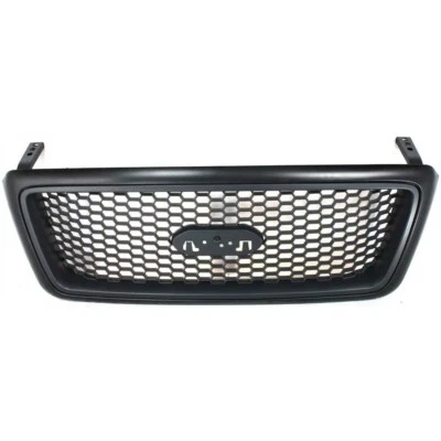 New Front Grille Assembly For 2004-2006 Ford F-150 Paintable Shell Plastic Foto 1 de 3