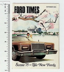 1974 Ford Times New 1975 Fords Automobiles Pinto, Maverick, Staton Wagon Booklet - Bild 1 von 8