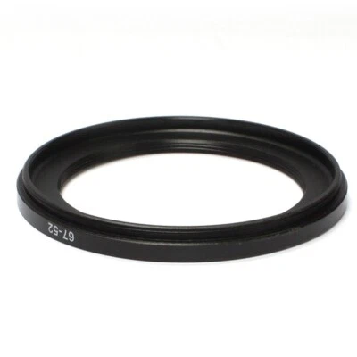 67mm to 52mm Step-Down Lens Filter Ring Adapter - Image 1 of 4