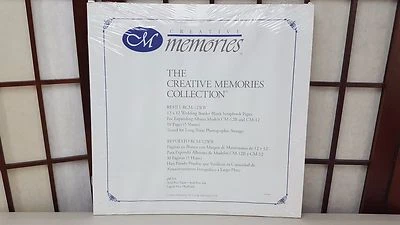 NIP Creative Memories Collections Wedding Border Blank  Pages 12 X12 RCM-12WB - Image 1 of 3