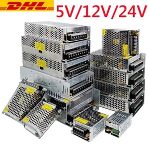 DC 5V 12V 24V LED NETZTEIL TRAFO SCHALTNETZTEIL ADAPTER NETZTEIL FÜR STREIFEN - Bild 1 von 19