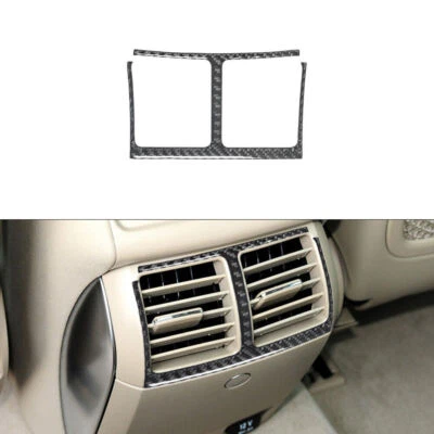 Cubierta de ventilación de aire central interior de fibra de carbono para Mercedes-Benz R320/350 Foto 1 de 4