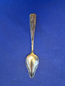 Rogers Bros Baroque Sugar Spoon Silverplate 1847 AI Rare Design Vintage Ornate - Picture 1 of 3