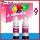 2Pk Magenta Sublimation Ink Refill Work With Et-2720 Et-2760