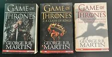 3x George R.R. Martin Game Of Thrones Bundle Songs Of Ice And Fire Free Postage