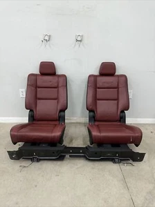 14-20 Dodge Durango SRT Rear Left & Right Second Row Bucket Seats OEM Red - Picture 1 of 16
