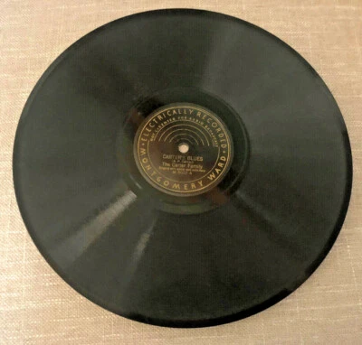 Montgomery Ward 78 Vinyl Carter Family M-5012-A Carter's Blues Lover's Farewell - Image 1 of 2