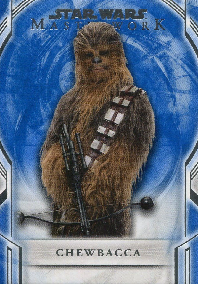 Star Wars Masterwork 2018 Blue Base Card 77 Chewbacca - Image 1 of 1