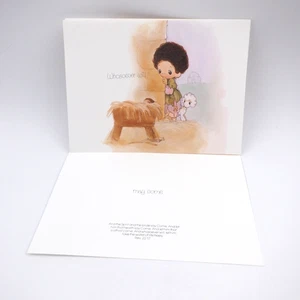 Precious Moments Christmas Cards Manger  "Whosoever will may come"  7 CRD  5 EVP - Picture 1 of 4