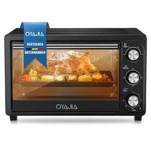 Mini horno 28 litros con recirculación de aire Mini horno independiente recirculación horno horno pizza - Imagen 1 de 12