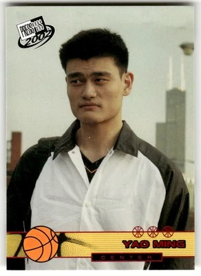 Pase de prensa Torquers Yao Ming 2002 #T18 Shanghai Sharks Foto 1 de 2