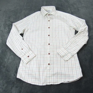 Taylor Stitch Shirt Mens Size Small White Button Down Long Sleeve Plaid Heritage - Picture 1 of 8