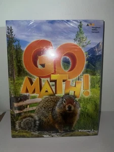 Go Math! Student Edition Set Workbook Worktext Grade 4 Volume 1 & 2 NEW - Picture 1 of 5
