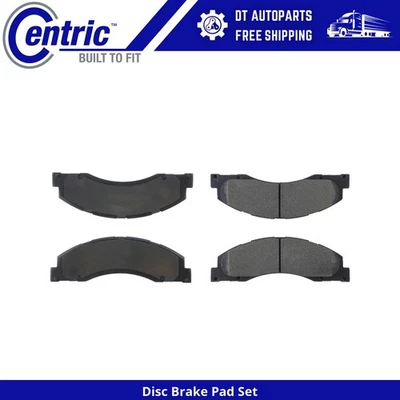 Para 2008-2014 Ford E-150 | Pastilhas de freio a disco dianteiras centrais | Semi-metálicas - Imagem 1 de 4