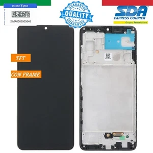 LCD SCHERMO DISPLAY TFT CON FRAME VETRO TOUCH SCREEN SAMSUNG GALAXY A32 4G A325 - Imagen 1 de 2