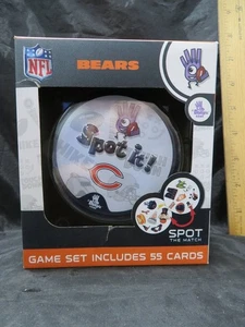 Masterpieces NFL Chicago Bears Spot It Card Game New - Picture 1 of 6