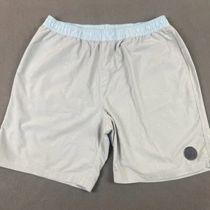 Chubbies Shorts Herren Large grau Gummibund Polyester Stretch Strand Ananas - Bild 1 von 11