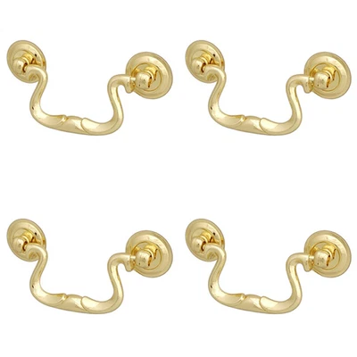 Hafele 125.28.800 抛光黄铜饰面滴拉手柄 4 件套,清仓 — 第 1/3 张图片