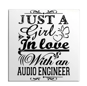 Ein Mädchen verliebt in einen Ingenieur Baumeister Witz Comic Kühlschrank Kühlschrankmagnet - Bild 1 von 7