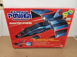Captain Power Phantom Striker Jet nuevo sellado en caja juguete Mattel 1987 vintage - Imagen 1 de 9