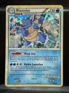 Blastoise (HGSS Unleashed) 13/95 Cracked Ice Holo NM - Picture 1 of 2