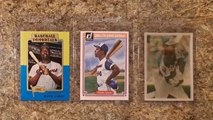 (3) Hank Aaron 1983 TCMA Immortals Card Donruss Hero 1986 Sportflics HOF Greats - Picture 1 of 7