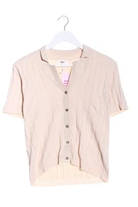 OBJECT Cárdigan de manga corta Mujeres Prendas de punto Talla EU 38 crema - Imagen 1 de 5
