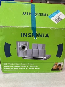 Insignia 200 Watt 5.1 Channel Home Theater System With CD/DVD Player Open Box - Picture 1 of 15