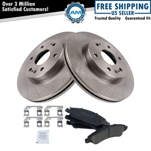 Front Brake Pad & Rotor Kit Fits 19 Chevrolet GMC - Picture 1 of 7