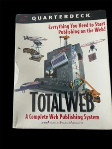 Quarterdeck TotalWeb PC CD website publishing suite authoring graphics mail tool - Picture 1 of 2