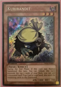 YuGiOh Kuribandit Secret Rare 1st Edition DRLG-EN002 - Foto 1 di 1