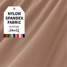 FabricLA Solid 4-Way Stretch Matte Nylon Spandex Tricot Knit Fabric by the Yard
