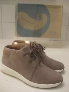 Clarks Unstructured Boots 5 38 Desert Ankle Damen UN RIO MID Pebble Grey Wildleder - Bild 1 von 17