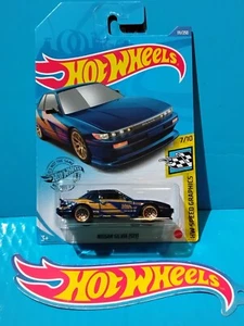2020 HOT WHEELS NISSAN SILVIA S13 #111 BLUE SPEED GRAPHICS DRIFT RACING JDM KW - Picture 1 of 7