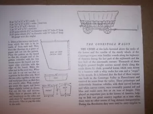 CONESTOGA WAGON maquette plans - Photo 1 sur 6