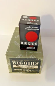 NEW 6 X Higgins American Drawing Ink bottles Red scarlet #4085 3/4 oz/each - Picture 1 of 4