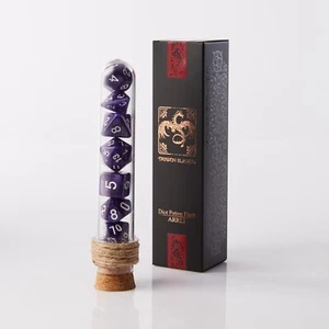 SEELENOPFER | Polyedrische Würfel | WÜRFEL DnD D&D RPG Trankflasche mit Würfelbeutel - Bild 1 von 2