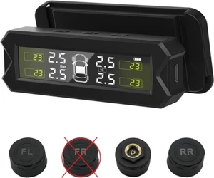 🔥WAWAKU Solar TPMS, Tire Pressure Monitoring System, Screen Angle Adjustable🔥 - Picture 1 of 6
