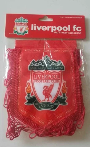 Brand NEW! Liverpool FC Soccer Window Car Hanging Flag Banner! Cover
