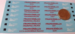 decals décalcomanie déco train transcéréales 2.5 cm de long - Imagen 1 de 1