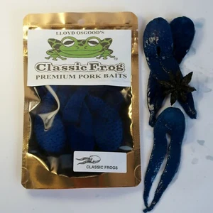 Uncle Josh Pro Frog type SALTY FROG CLASSIC FROG Pork Rind Bait Frogs - Picture 1 of 6