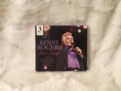 Love Songs by Kenny Rogers (3-Disc Set, CD, 2004, Madacy) - Tested Works CIB - Image 1 of 3