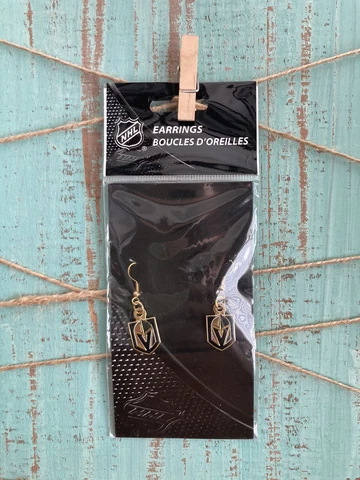NHL Las Vegas Golden Knights Logo Earrings Cover